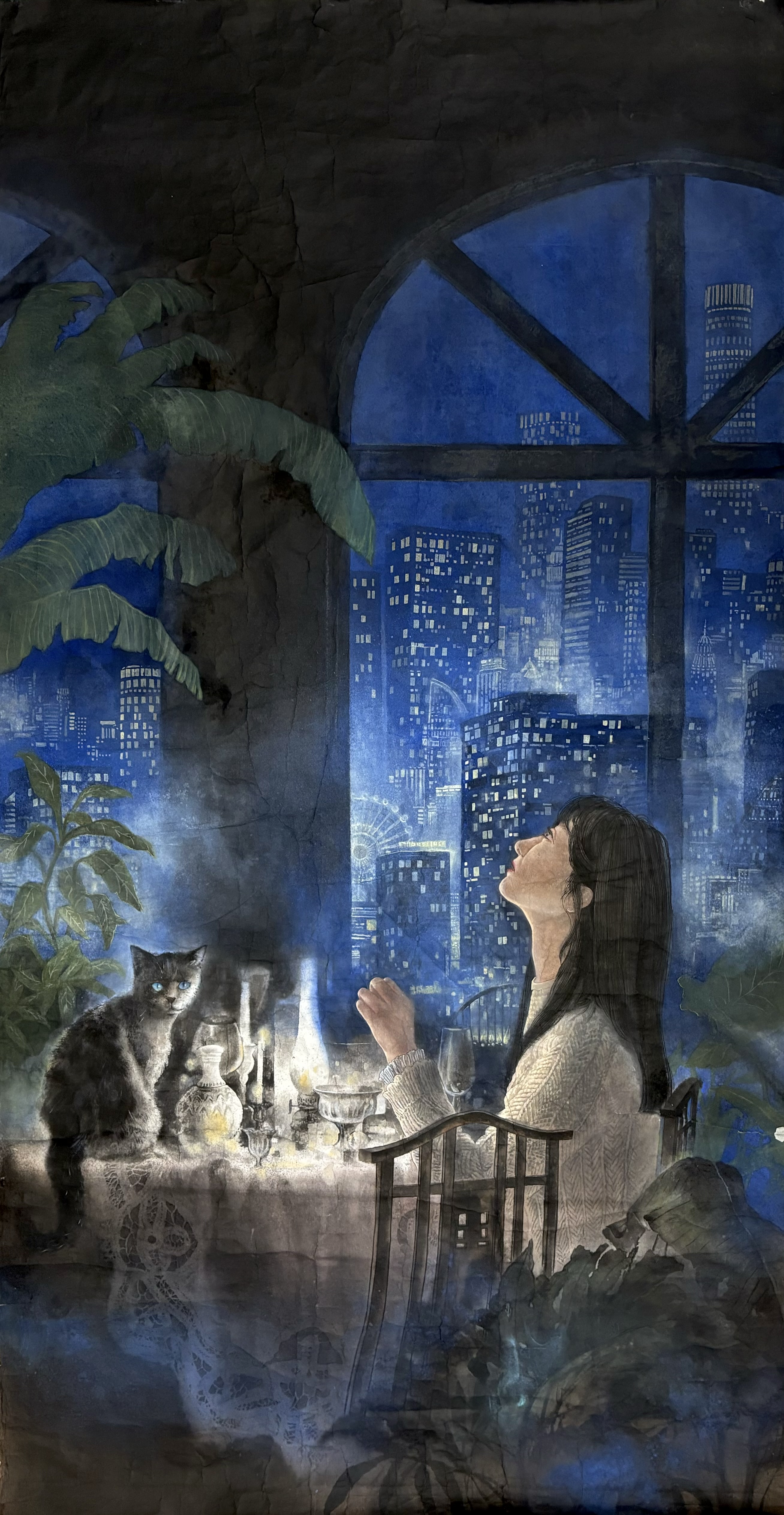 2419簡書妍《夜凝光》113學年度全國學生美展決賽水墨畫類佳作.jpeg