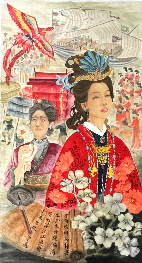 2519 彭紹綸 《分骨肉》114全國學生美展初賽水墨類